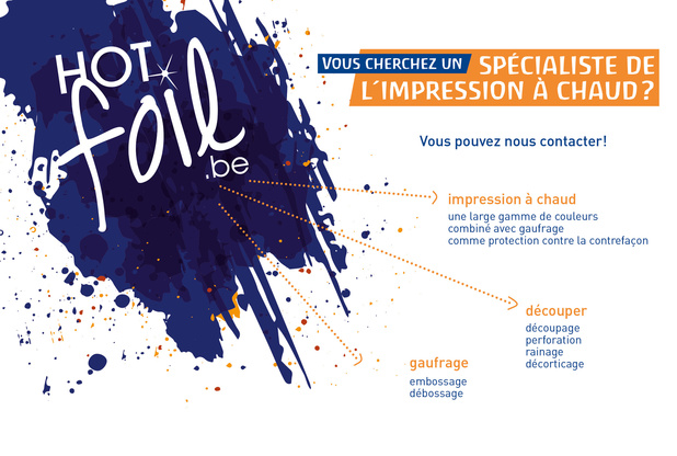 Hotfoil.be : Le spécialiste de l'impression à chaud, du découpage et du gaufrage