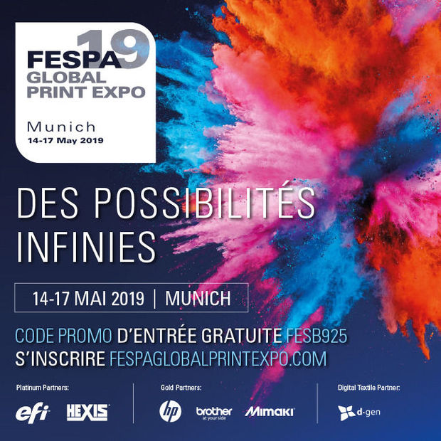 Du 14 au 17 mai, venez découvrir à la FESPA les tendances et innovations futures du secteur. Et bonne nouvelle !