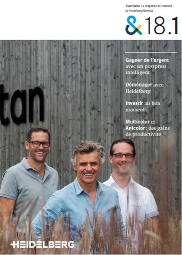 Esperluette 18.1, le magazine de relations de Heidelberg Benelux est paru