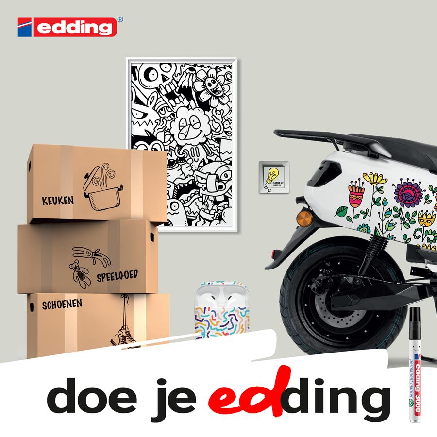 ‘Doe je edding’ zet iconische edding 3000 krachtig op de kaart
