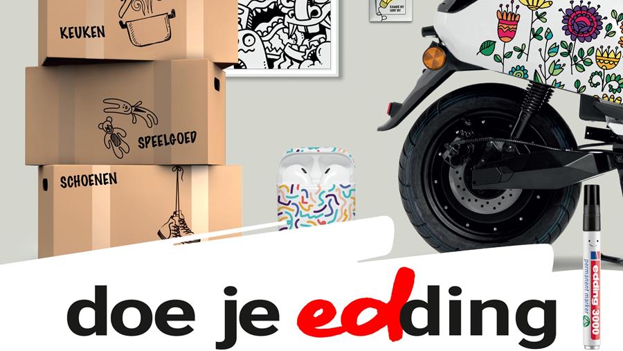 ‘Faites votre edding’ met fortement en lumière l’iconique edding 3000