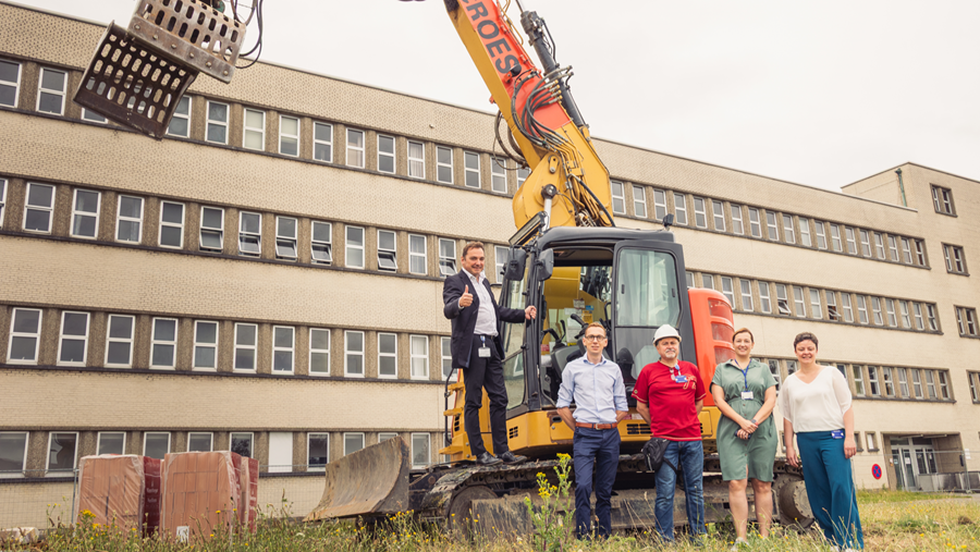 RZ Tienen start sloopwerken op campus St.-Jan