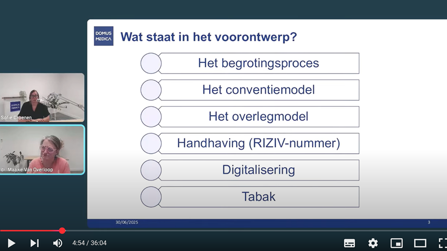 Domus Medica: Video moet ongerustheid en misverstanden de wereld uithelpen