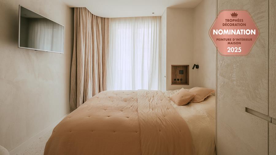 Les textures subtiles créent une élégance chaleureuse