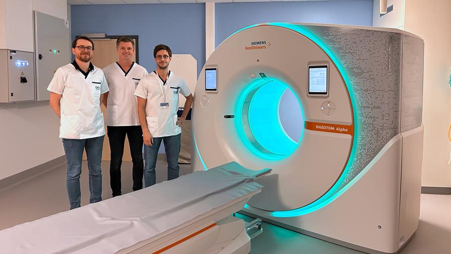 La Clinique CHC MontLégia pionnière wallonne du scanner à comptage photonique