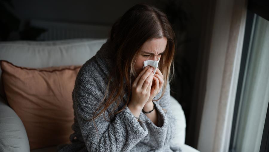 Le nombre de consultations chez le médecin pour syndromes grippaux en diminution