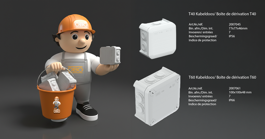 Gratis OBO bouwemmer bij de T-serie: De perfecte match voor elke vakman